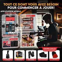 PYLE Guitare Acoustique Débutant 91 cm