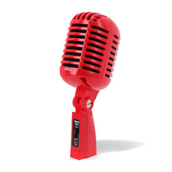 Pyle Rétro Cardioïde Clear - Rouge