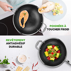 Acheter Nutrichef Wok inox