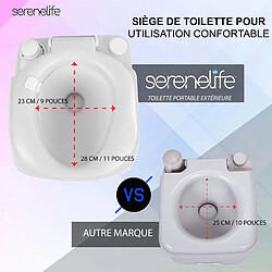 Serenelife Toilette Portable