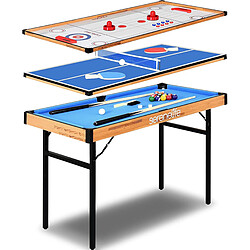 Serenelife table de billard multijeux 4 en 1