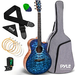 PYLE Guitare Acoustique 104 cm Pour Débutants