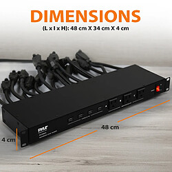 Pyle Multiprise rack 1U