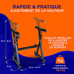 Pyle Support Clavier Z à Roulettes