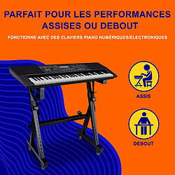 Pyle Support Clavier Z à Roulettes pas cher