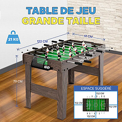 Serenelife Baby-foot manuel - 1,22 m