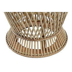 Dkd home decor Table d'appoint ronde - Marron clair
