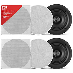 Pyle haut-parleur mur/plafond - Blanc Haut-parleur mur/plafond - 2 voies - 8 ohms - 35-20000 Hz - coque ABS