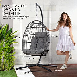 SereneLife Œuf Suspendu Design