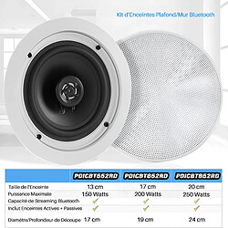 Pyle PDICBT552RD - Blanc pas cher