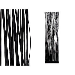 Gift Decor Paravent Varas Noir Bois de saule