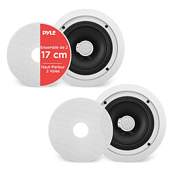 Pyle Haut-parleur 16,5 cm - Blanc