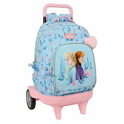 Frozen Cartable à roulettes Ice magic Bleu 33x45x22 cm