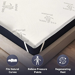 Acheter The White Stone Surmatelas Latex Naturel 80x200