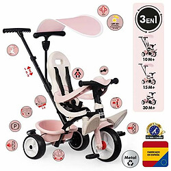 Avis SMOBY - Baby balade - Tricycle Baby Balade Rose