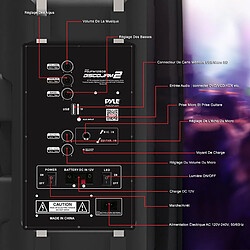 Avis Pyle PSUFM1280B - Multicolore