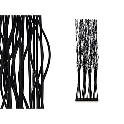 Gift Decor Paravent MJ84091-N Noir Bois saules