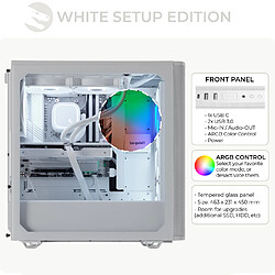 Avis Sedatech PC Gamer Premium White Edition • AMD Ryzen 7 9700X • RTX5080 • 32Go DDR5 • 2To SSD M.2 • Windows 11