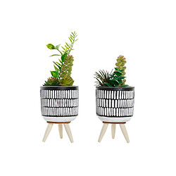 DKD Home Decor Pot (2 unités)