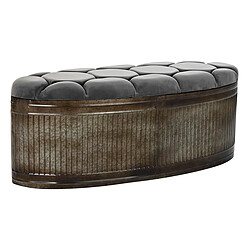Dkd home decor Banquette avec rangement - Gris