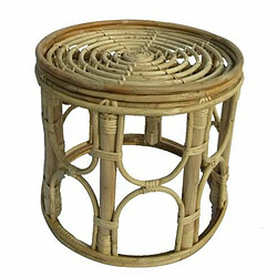 Dkd home decor Table d'appoint rotin - Naturel