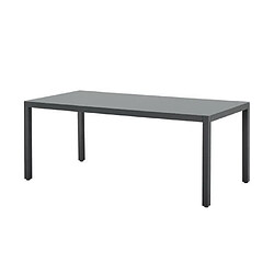 Ensemble repas table de jardin 6 personnes : Table + 6 chaises - Structure en aluminium ... pas cher