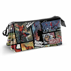 Spiderman Trousse Fourre-Tout Triple Spider-Man 23 x 8 x 11 cm