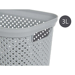 Avis Kipit Panier Gris 3 L