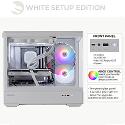 Avis Sedatech PC Gamer White Edition • AMD Ryzen 7 9800X3D • RTX5080 • 64Go DDR5 • 2To SSD M.2 • Windows 11
