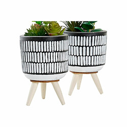 DKD Home Decor Pot (2 unités)