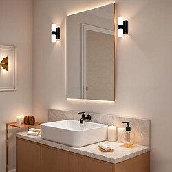 Ledkia Applique Murale LED Salle de Bain 6W Aluminium et PC Avery Noir