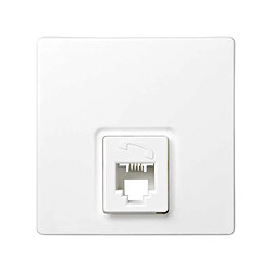 Ledkia Prise Téléphonique avec 4 contacts SIMON 73 LOFT 73480-60 Blanc