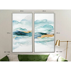 Lot de 2 Tableaux à l'huile Pegane - Multicolore