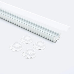 Ledkia Profilé aluminium suspendu rond pour rubans LED pas cher