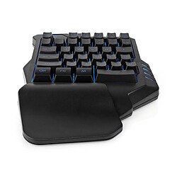 Avis Nedis Clavier Gaming Filaire USB-A Clés à Membrane RVB Universel Câble 1.60m Noir