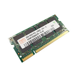 Barrette Mémoire 2Go RAM DDR2 Hynix HYMP125S64CP8-Y5 SO-DIMM PC2-5300S - Reconditionné