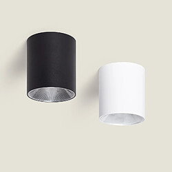 Ledkia Plafonnier LED Rond 10W Aluminium Sélectionnable Syrah Blanc Sélectionnable (chaud-neutre) (2700K - 3300K - 4000K)