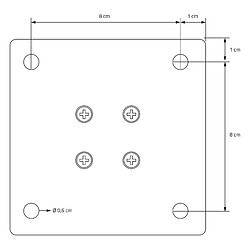 Acheter ML-Design Lot de 4 pieds de table I-design 72 cm blanc hauteur réglable support meuble