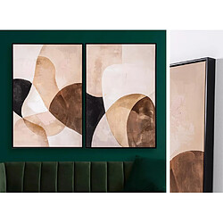 Lot de 2 Tableaux à l'huile Pegane - Multicolore