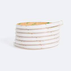 Ledkia Ruban LED Dimmable 220V WCOB Auto-redressement 260 LED/m 15W/m 1350lm/m SILICONE FLEX Largeur 10mm IP65 Coupe 5cm Sur mesure 2700K Blanc chaud 2 m