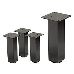 Ml-design pieds de table réglables - Gris foncé
