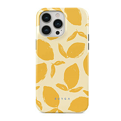 Burga Coque Complatible MagSafe pour iPhone 14 Pro Max Tough compatible Qi/Qi2 Jaune