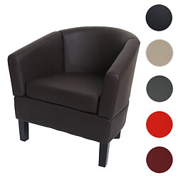 Mendler Fauteuil club lounge - Marron