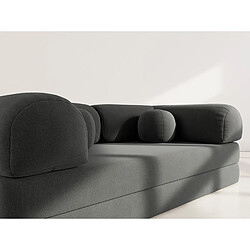 Acheter Lisa Design Nebula - Canapé 3 places convertible en velours texturé