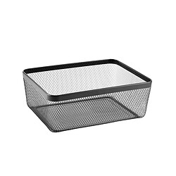 Panier Multi-usages Confortime Noir Métal 30,5 x 40,5 x 15,2 cm (6 Unités)