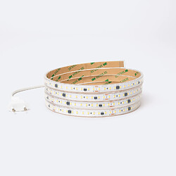 Ledkia Ruban LED Dimmable 220V SMD Auto-redressement 120 LED/m 17W/m 2040lm/m SILICONE FLEX IC2 Largeur 12mm Coupe 10cm IP65 Sur mesure 4000K Blanc neutre 2 m