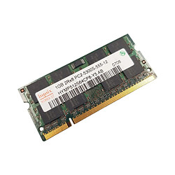 Barrette Mémoire 512Mo RAM DDR2 Hynix HYMP564S64CP6-Y5 SO-DIMM PC2-5300S - Reconditionné