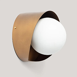 Ledkia Applique Murale Métal et Verre Ishan III ILUZZIA Doré