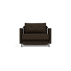 Inside 75 Fauteuil convertible lit tissu - Marron