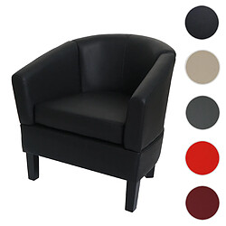 Mendler Fauteuil club lounge - Noir